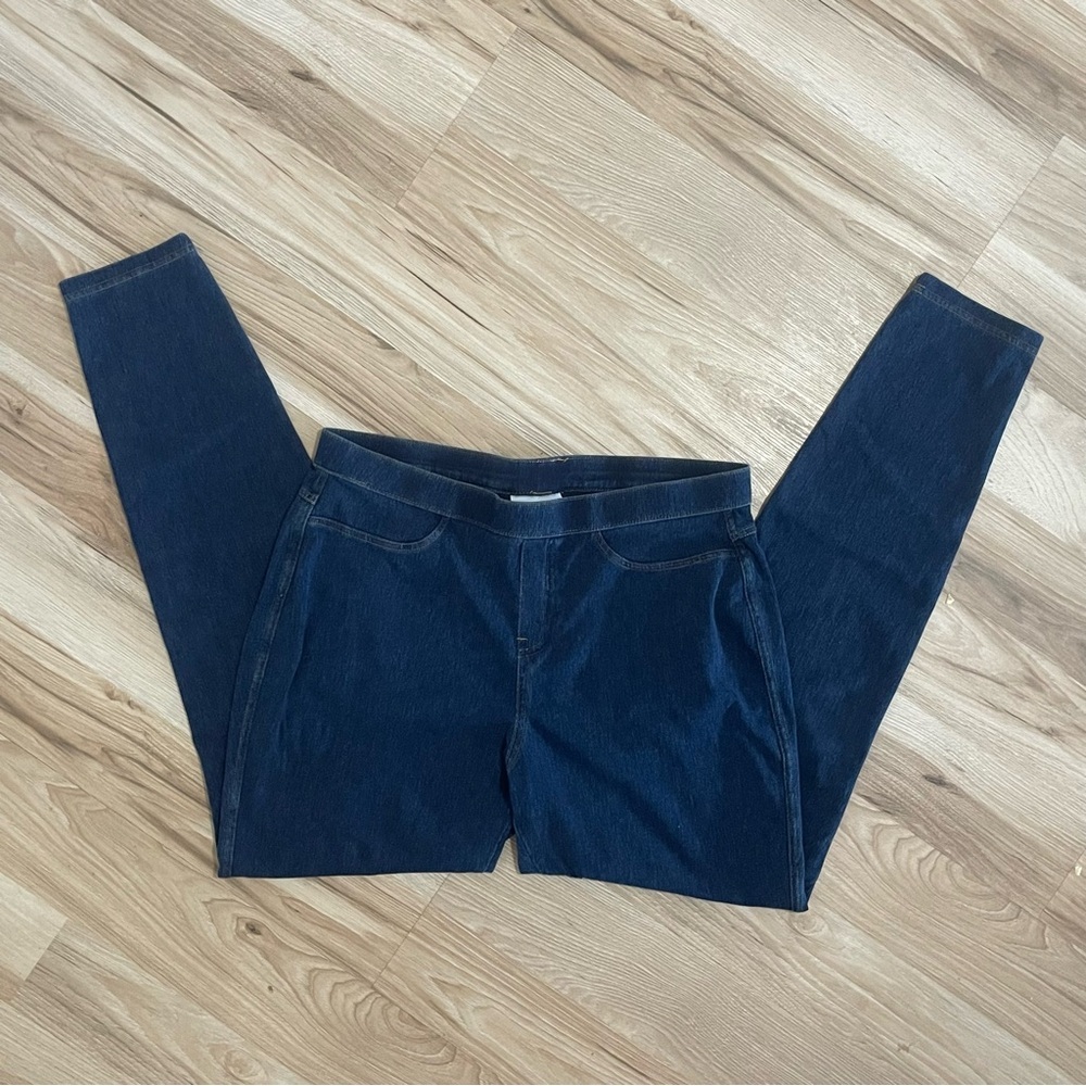 Blue jeggings size large